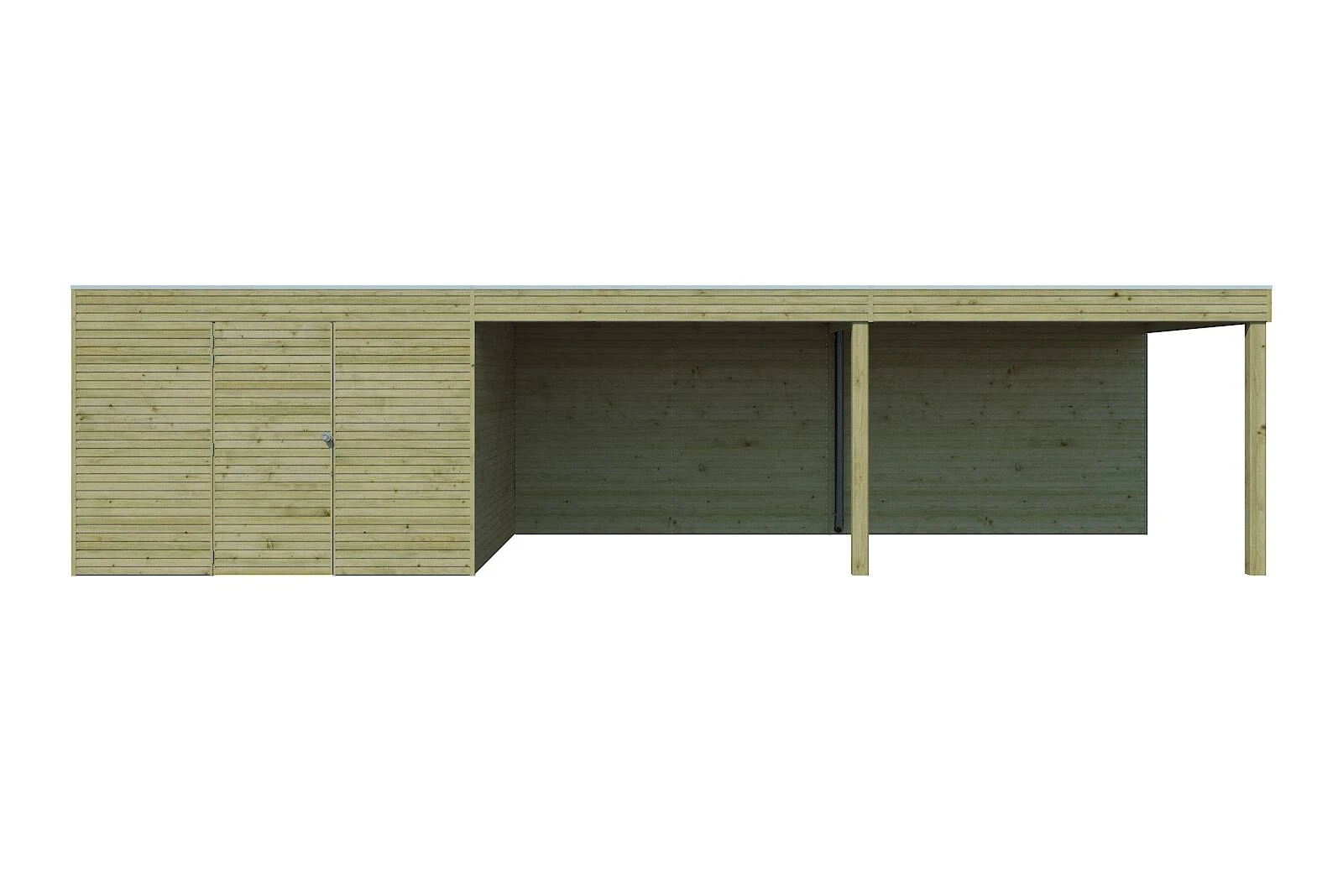 Woodlands Blokhut QBH2 900 x 300 cm - Afbeelding 3